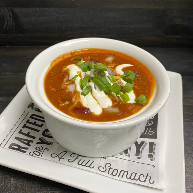 Homemade chili.