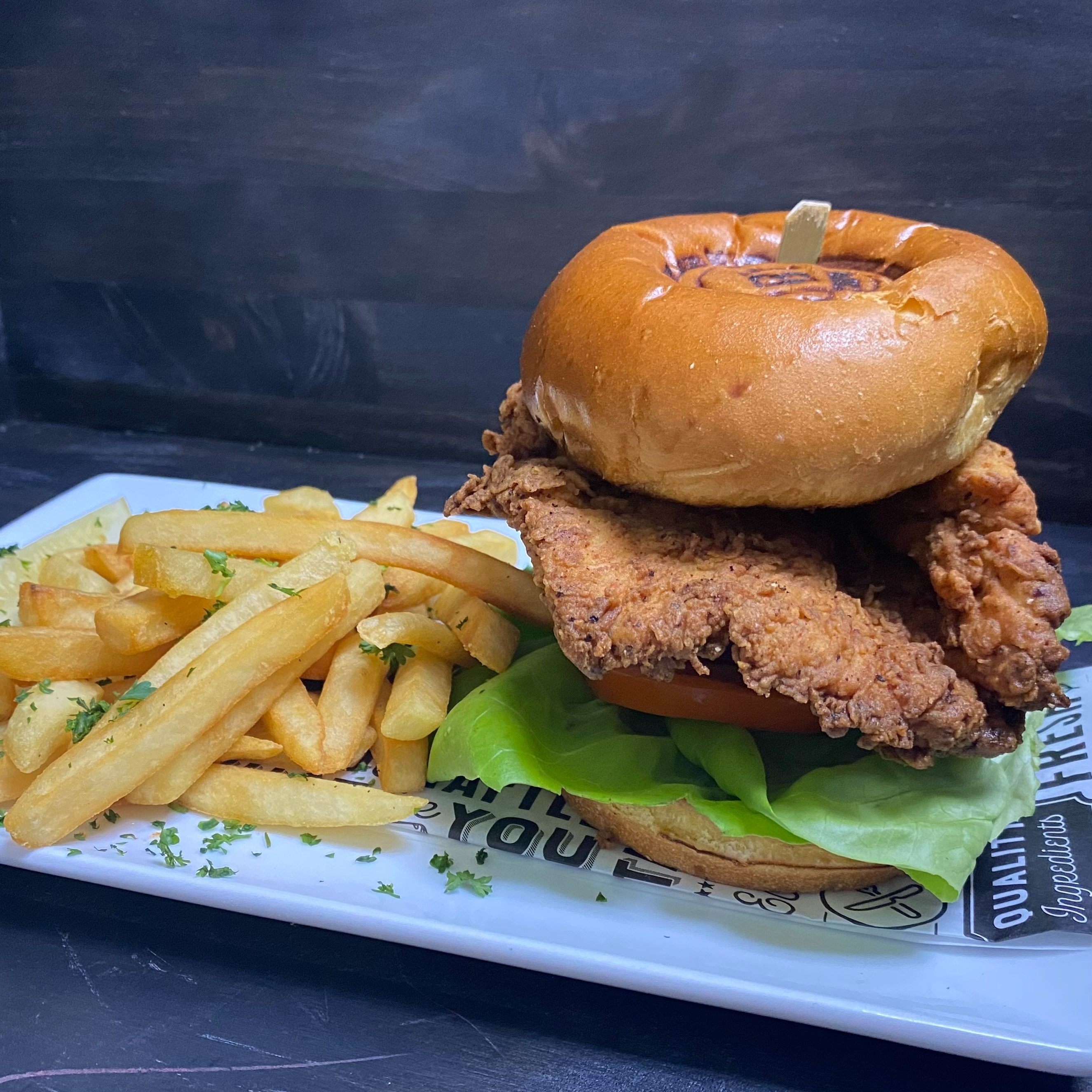 Crispy Chicken Sandwich.