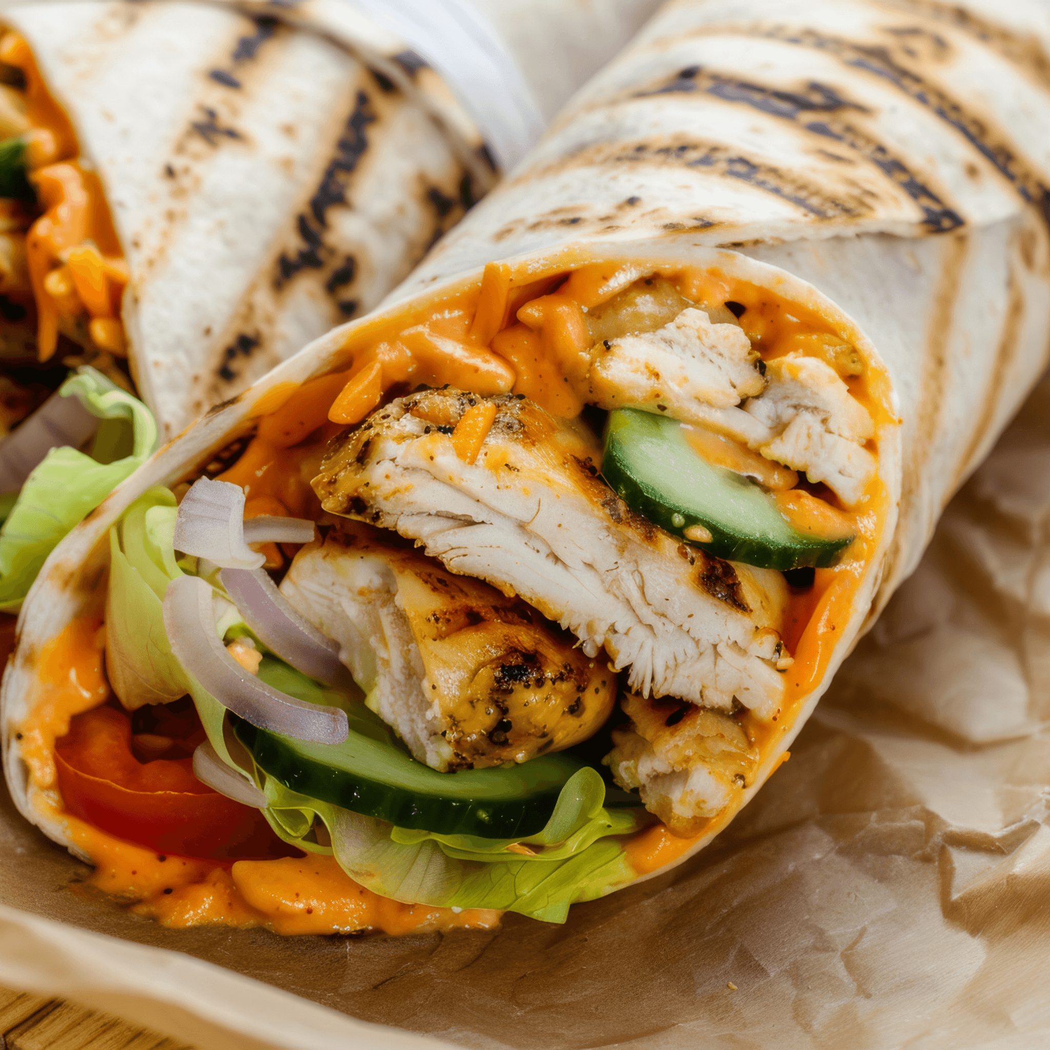 Grilled Chicken Wrap.